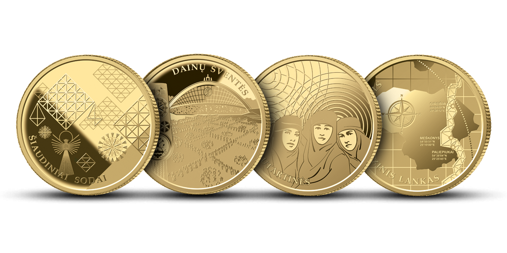 Aukso monetų kolekcija „Pasaulio paveldas Lietuvoje“